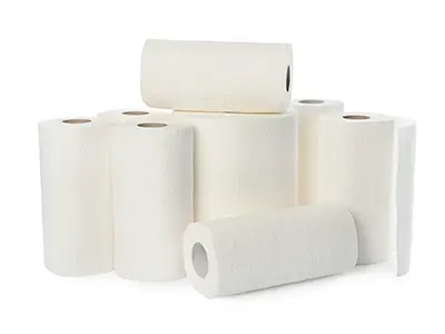 Paperezko eskuoihalak garbitu eta garbitu