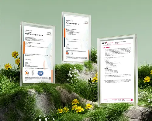Gure produktuek ziurtagiri ugari pasatzen dituzte